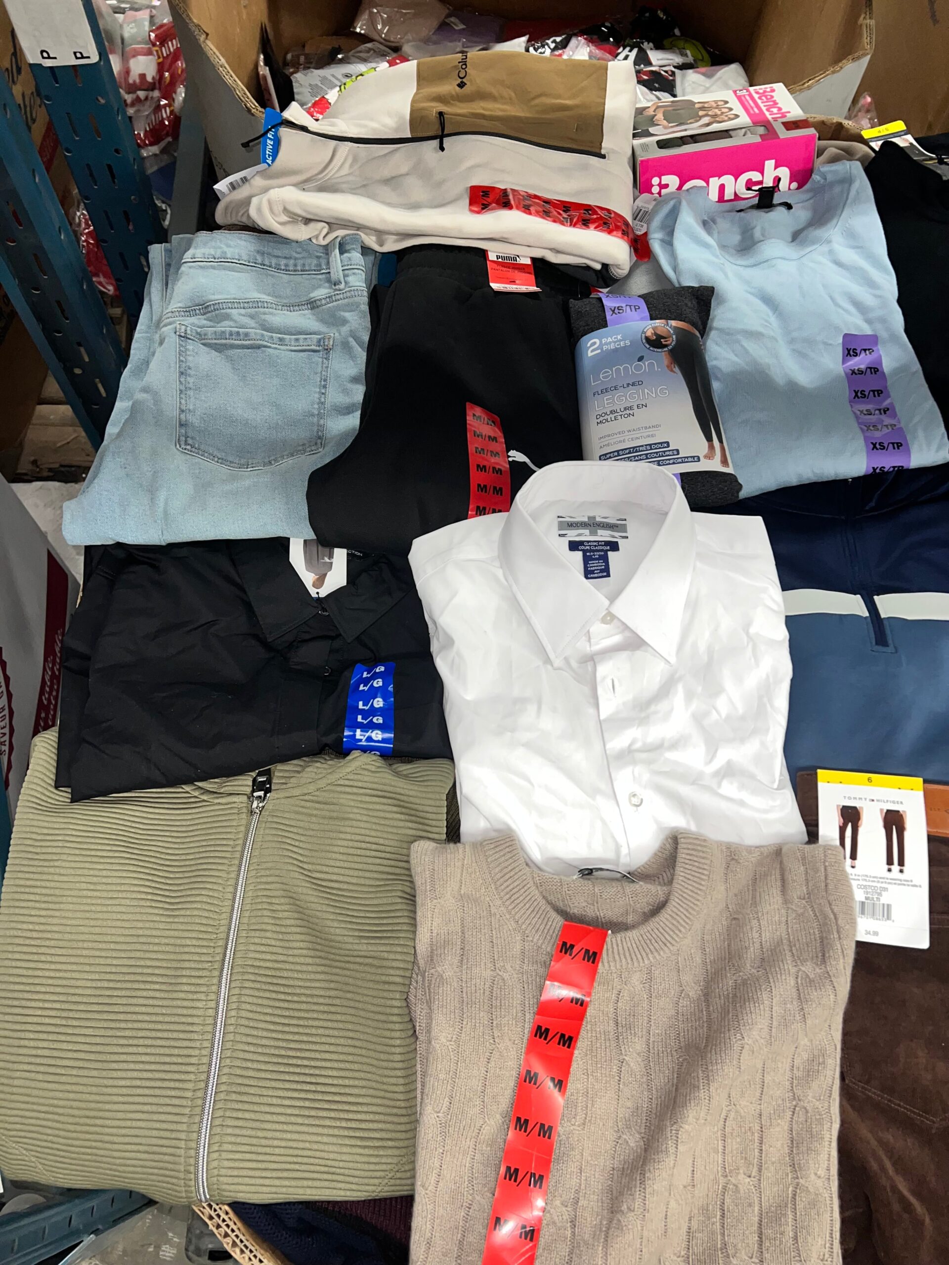 Brand Name Clothing Liquidation Pallet – 250 Pieces Wholesale - Image 3