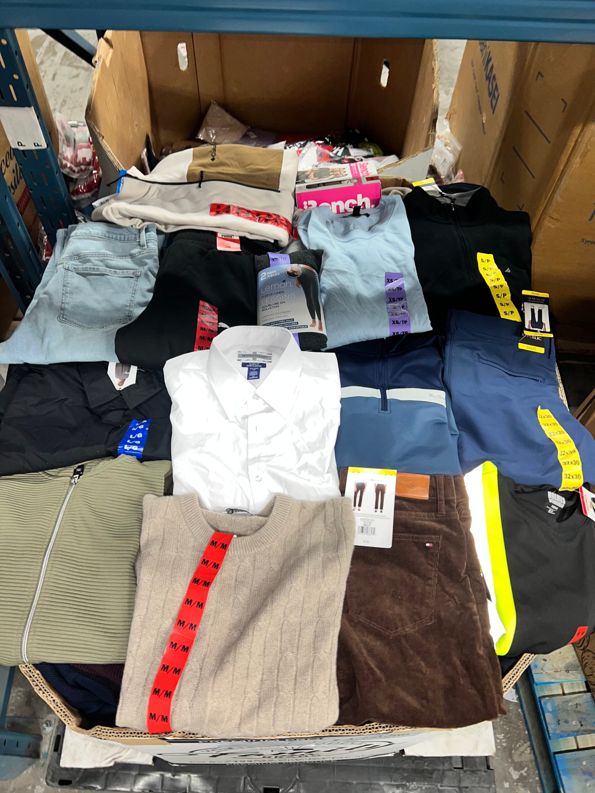 Brand Name Clothing Liquidation Pallet – 250 Pieces Wholesale - Image 2