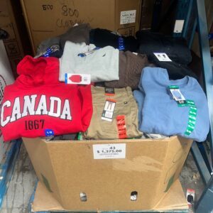 CW Clothing Liquidation Wholesale Pallet – 250 Pieces