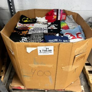 Mixed Brand Apparel Liquidation Pallet – 400 Pieces