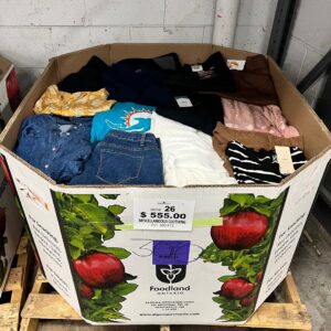 Mixed Apparel Liquidation Wholesale Pallet – 300 Pieces